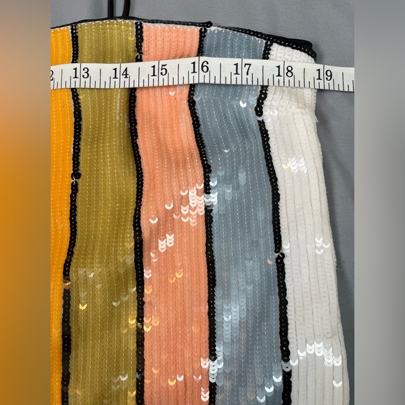 Veronica Beard Size:12 Women Harmoni Multi Color Stripe Tank Top - Picture 5 of 10